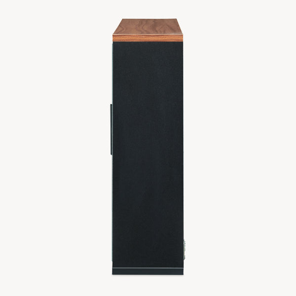 Spiegelschrank Trond 50x60x15 cm Schwarz/Walnussoptik [en.casa]