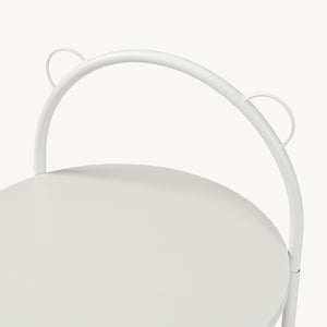 Servierwagen Jässaatka Stahl 76x40 cm Grau [en.casa]