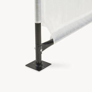 Outdoor Hundezelt Valevali 122x122x90 cm Schwarz/Weiß [en.casa]