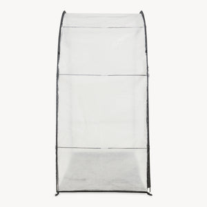 Tomatengewächshaus aus Folie Larshasas 180x80x170 cm Transparent [en.casa]