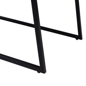 Satztisch Hyllestad 2er Set Schwarz/Betonoptik [en.casa]
