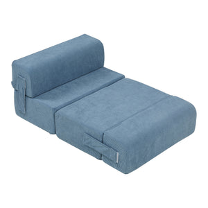Haustiertreppe Joelerhatra 4-tlg. 45x50x45 cm Cord Blau [en.casa]