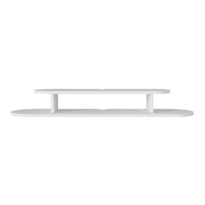 TV-Lowboard hängend Targema 120x30x16 cm Weiß [en.casa]