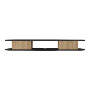 TV-Lowboard hängend Nyskiri 150x35x19 cm Anthrazit/Eicheoptik [en.casa]