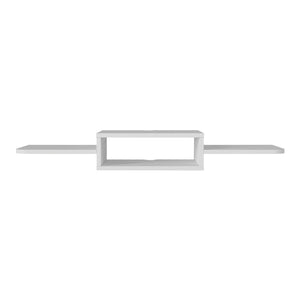 TV-Lowboard hängend Tar 115x30x16 cm Weiß [en.casa]