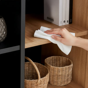 Hängeschrank Noppen 98x60x38 cm Eicheoptik [en.casa]