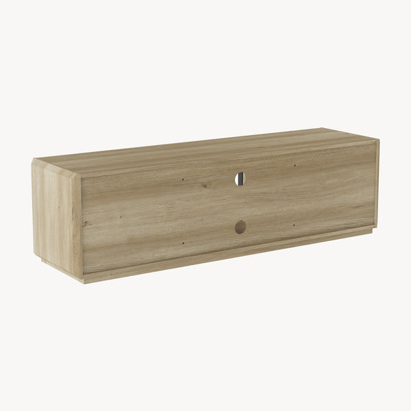 Fernsehschrank Trömi 150x40x43 cm Eicheoptik/Grau [en.casa]