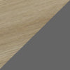 Sideboard Trömi 75x120x30 cm Eicheoptik/Grau [en.casa]