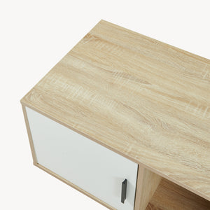Couchtisch Kenta 80x45x40 cm Sonoma-Eicheoptik/Weiß [en.casa]