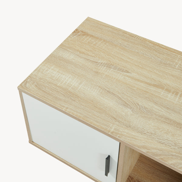Couchtisch Kenta 80x45x40 cm Sonoma-Eicheoptik/Weiß [en.casa]