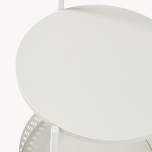 Servierwagen Jässaatka Stahl 76x40 cm Grau [en.casa]