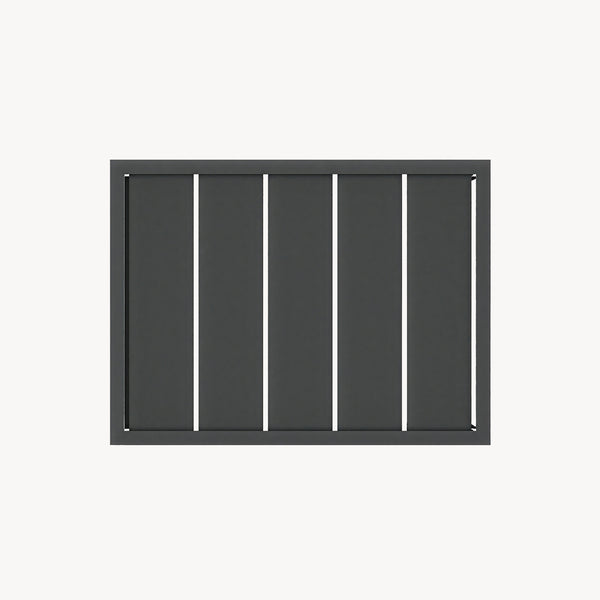 Outdoor Beistelltisch Gaby Stahl 58x40x30 cm Anthrazitgrau [casa.pro]