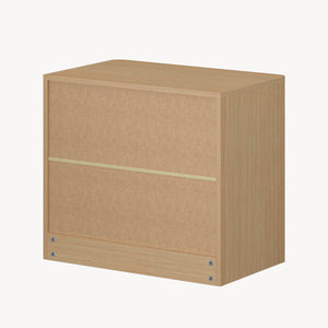 Nachttisch Takranmaa 2er Set 54x60x40 cm Eicheoptik [en.casa]