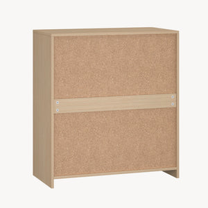 Beistellschrank Takranmaa 88x79x39 cm Eicheoptik [en.casa]