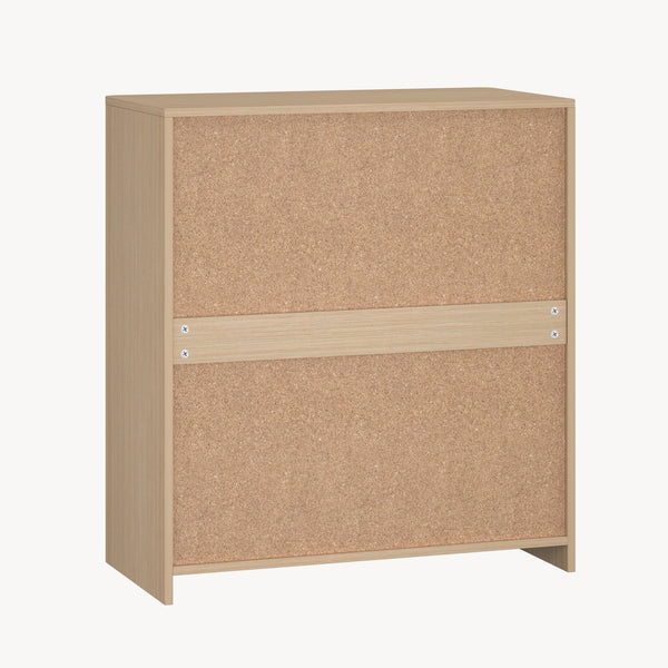 Beistellschrank Takranmaa 88x79x39 cm Eicheoptik [en.casa]