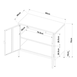 Aktenschrank Hailuoto Stahl [en.casa]