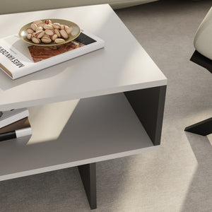 Couchtisch Mjölby 36.4x80x45 cm in versch. Farben [en.casa]