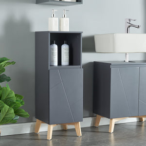 Badezimmerschrank Overath Grau [en.casa] - premiumXL