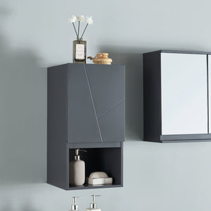 Hängeschrank Overath 30x30x60 cm Grau [en.casa] - premiumXL
