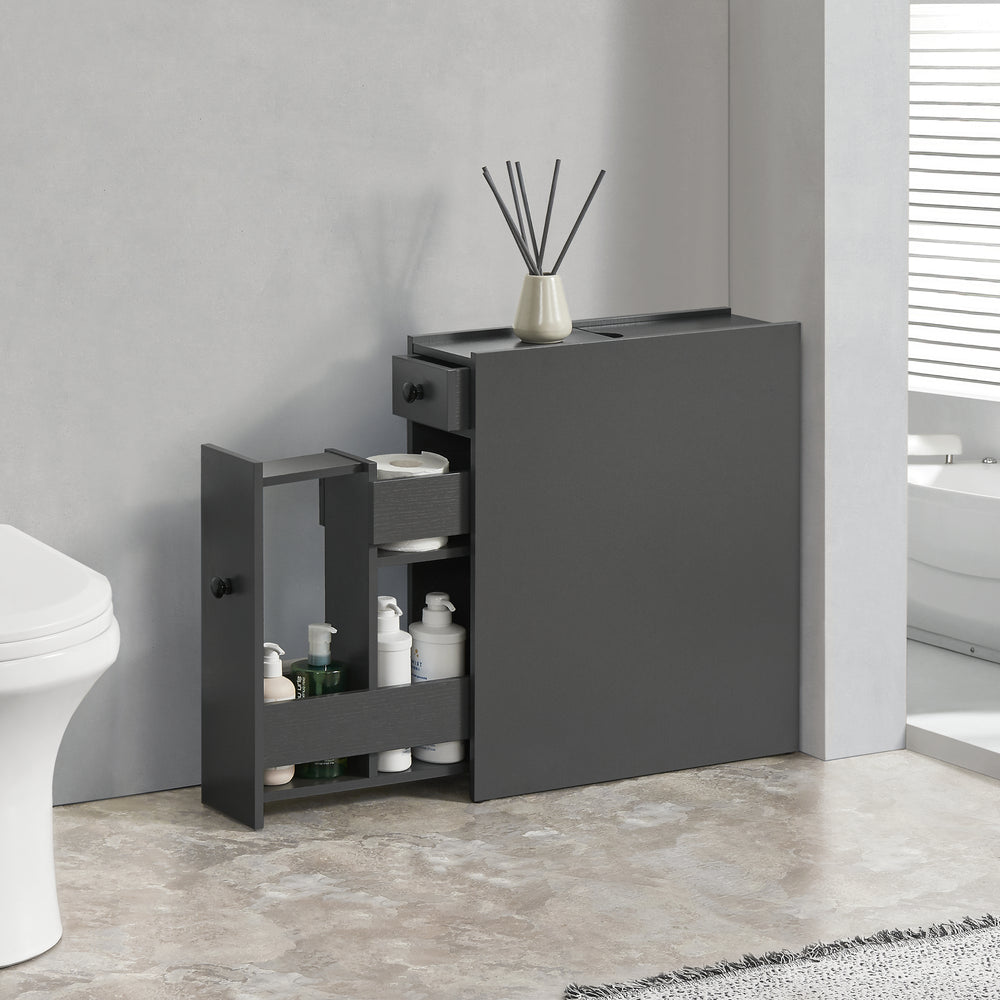Badezimmerschrank Kihniö 58x16x48cm in versch. Farben [en.casa] - premiumXL
