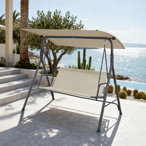 Hollywoodschaukel Satten 3-Sitzer [en.casa]