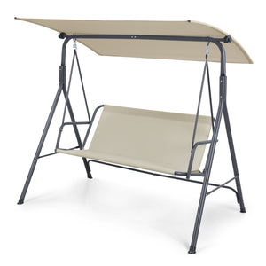 Hollywoodschaukel Satten 3-Sitzer [en.casa]