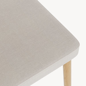 Esszimmerstuhlset Jördfjok Textil Rattanoptik/Beige [en.casa]