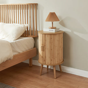 Nachttisch Nordkapp 65x40 cm Bambus [en.casa]