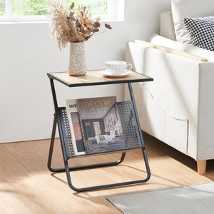 Beistelltisch mit Zeitungsablage Jäller [en.casa]