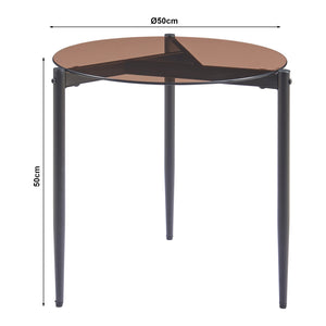 Beistelltisch Ulökantaa Ø50x50 cm [en.casa]