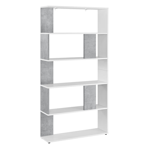 Bücherregal Aneby 159x80x24cm mit 5 Ablageflächen versch. Farben [en.casa]