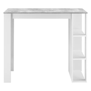 Bartisch Danderyd 120x60x106 cm mit 3 Ablagefächern [en.casa]