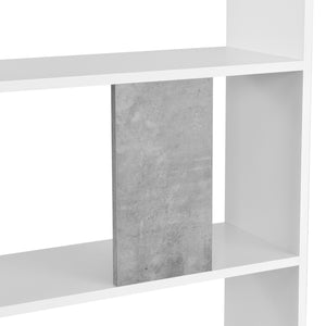 Bücherregal Aneby 159x80x24cm mit 5 Ablageflächen versch. Farben [en.casa]
