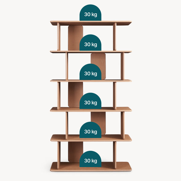 Bücherregal Gäljami 180x100x35 cm [en.casa]