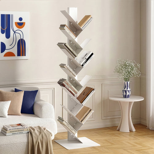 Bücherregal Eksjö Baumform [en.casa]