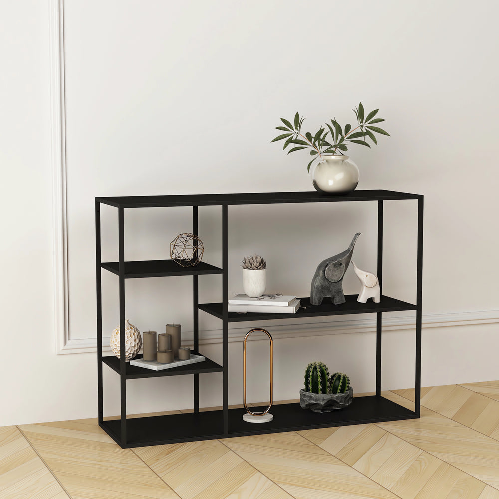Standregal Isojoki 120x35x87,5 cm Metall [en.casa] - premiumXL