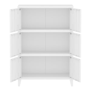 Büroschrank Hamina 113x80x40cm in versch. Farben [en.casa]