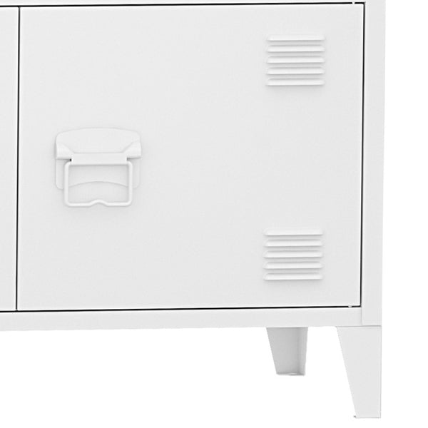 Büroschrank Hamina 113x80x40cm in versch. Farben [en.casa]