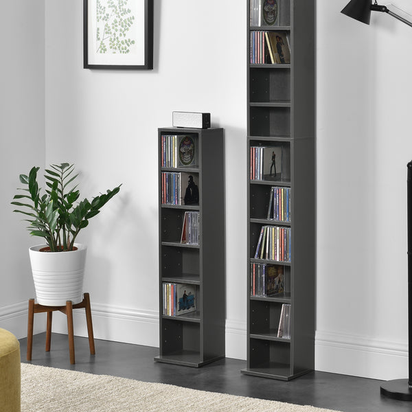 CD Regal Tynset 90x20x20 cm mit 6 Fächern [en.casa]