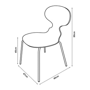 Esszimmerstuhl Kil 4er Set [en.casa]