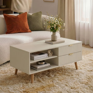 Couchtisch Nand mit 2 Schubladen [en.casa]