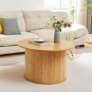 Couchtisch Ledepid Natur [en.casa]