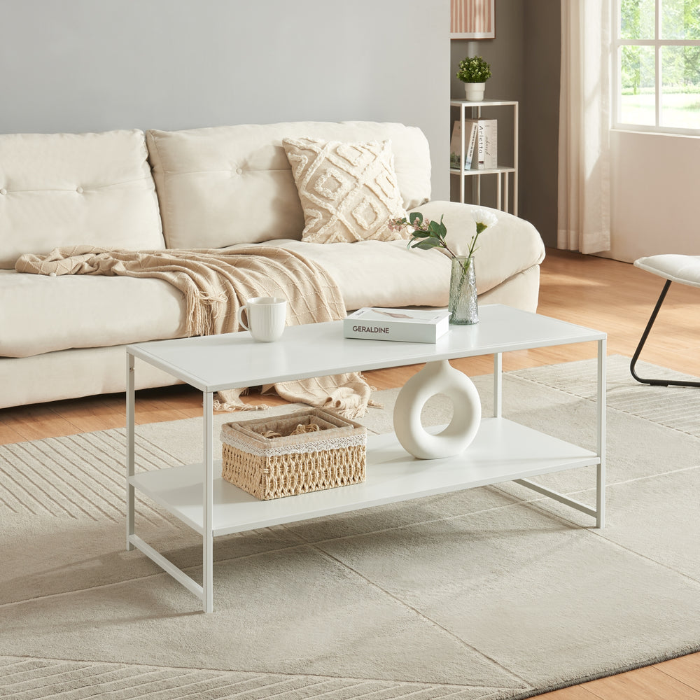 Couchtisch Ruokolahti Stahl 102x43x46cm [en.casa] - premiumXL