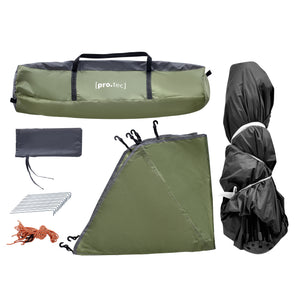 Campingzelt Nybro Pop Up Kuppelzelt 240x205x140cm in versch. Farben [pro.tec]