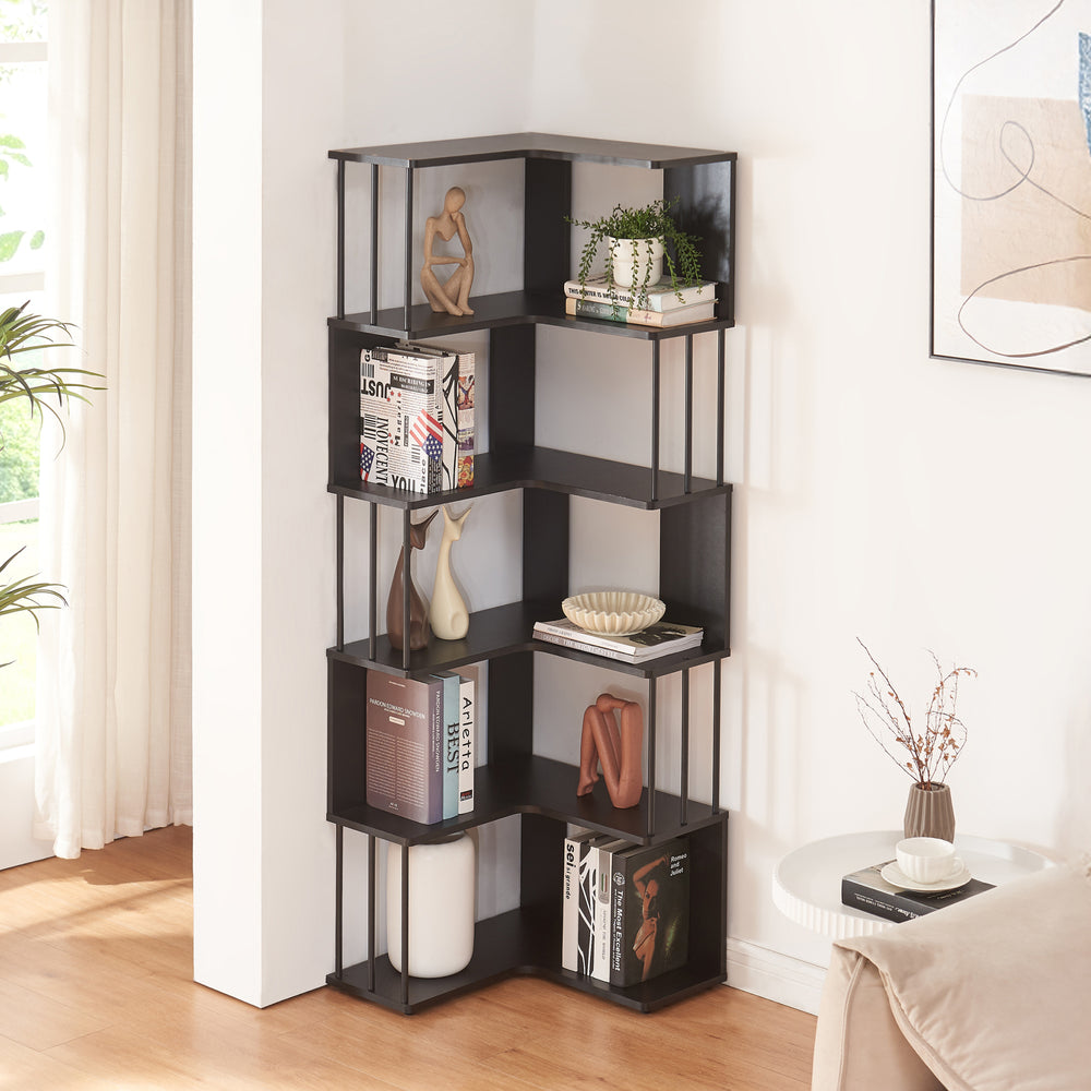 Eckregal Afrel 160x54x54 cm [en.casa]