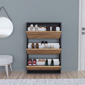 Schuhschrank Aurskog 110x73,5x24cm versch. Farben [en.casa]