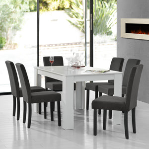 Essgruppe Kramfors (Set, 7-tlg) 140 x 90 cm versch. Farben [en.casa]