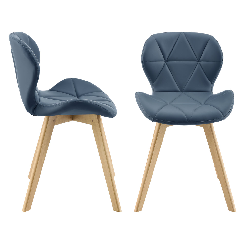Esszimmerstuhl Älmhult 4 - er Set 78x47x52 cm Kunstleder versch. Farben [en.casa] - premiumXL