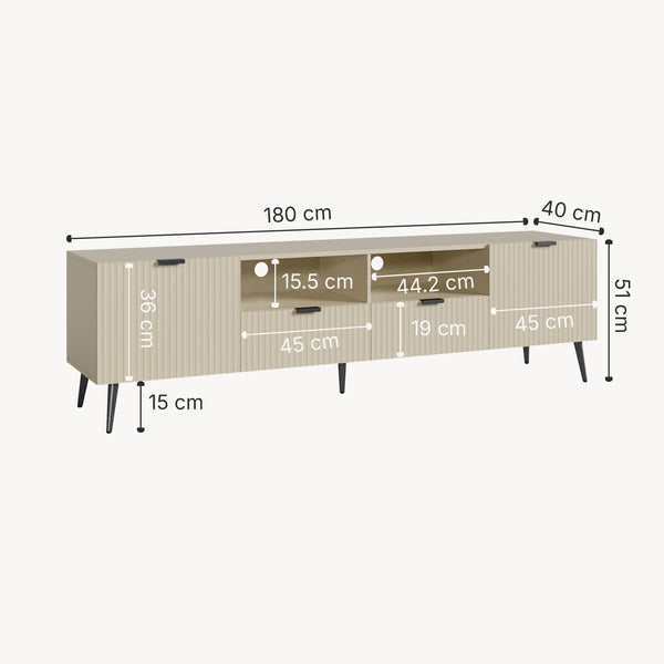 Fernsehschrank Nand [en.casa]