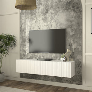 TV-Lowboard hängend Verpsboga [en.casa]